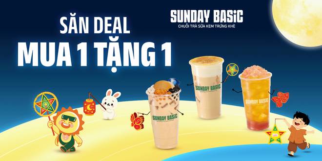 Trà Sữa Sunday Basic - Đồng Đen