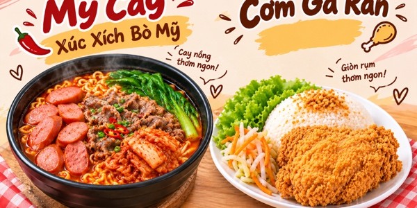 Cơm Gà, Mì Cay & Mì Trộn Bếp Nhà Cám