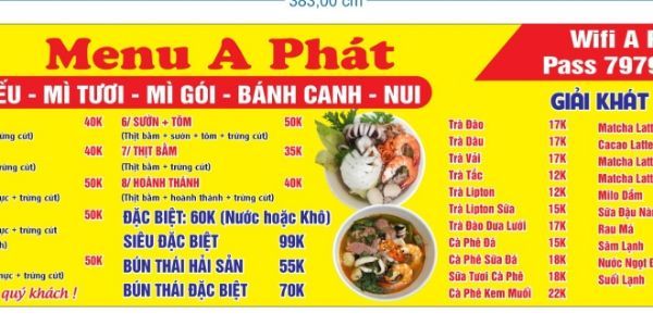 Hủ Tiếu Mực & Bún Thái A. Phát