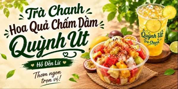 Trà Chanh - Bánh Mỳ Que Quỳnh Út - Hồ Đền Lừ