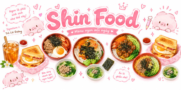 Shin Food - Cơm, Mì Trộn Hàn Quốc & Sandwich Nướng - KDC 13E Intresco