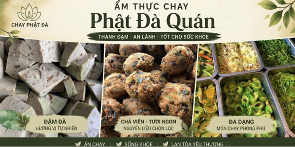 CƠM CHAY PHẬT ĐÀ QUÁN - Cơm Chay - KĐT Petro Thăng Long