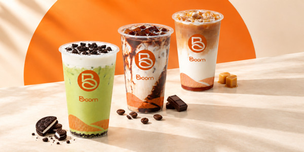 Boom - Cà Phê & Trà Sữa - Sữa Tươi Trân Châu Đường Đen - Đường Số 1