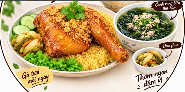 Cơm Gà Xối Mỡ Trang 99 - Lê Đức Thọ