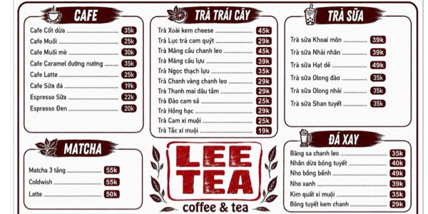 Lee Tea - 22A Phan Đình Phùng
