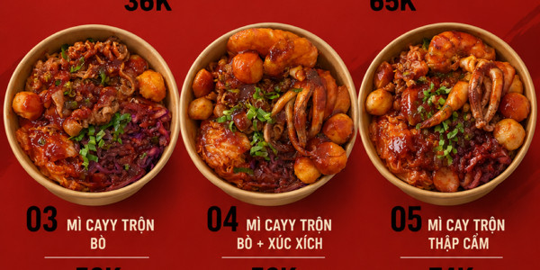 MỲ CAY TRỘN - KHÓM ĐEN - LÊ ĐỨC THỌ