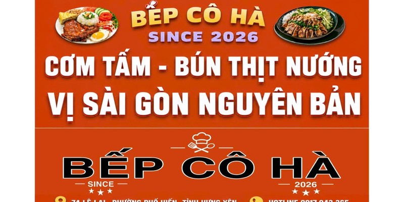 BẾP CÔ HÀ - CƠM TẤM & BÚN THỊT NƯỚNG - 74 Đường Lê Lai