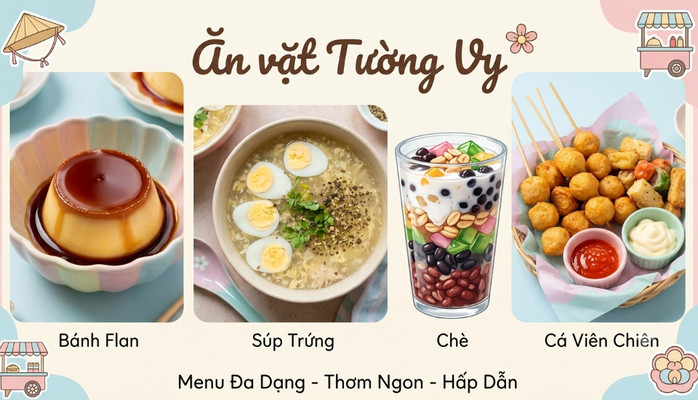 Ăn Vặt Tường Vy - Sinh Tố, Chè & Bánh Flan - 258 Nguyễn Trãi