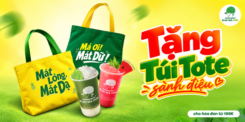 Rau Má Mix - Nước Ép & Trà Trái Cây - 518 Cách Mạng Tháng Tám