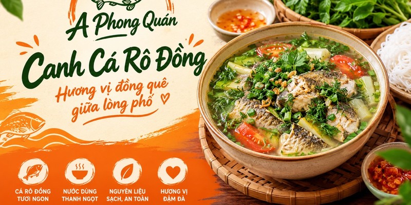 Canh Cá Rô Đồng A Phong - Canh Cá Rô Đồng -  Ngô Quyền