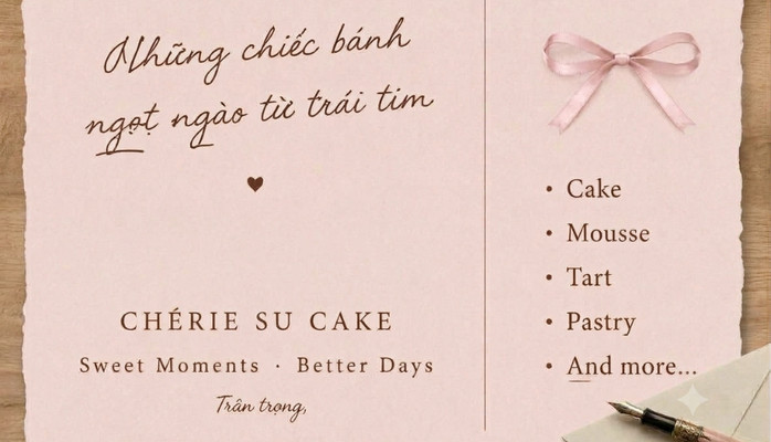 Chérie Su Cake - Bánh Ngọt - Thống Nhất