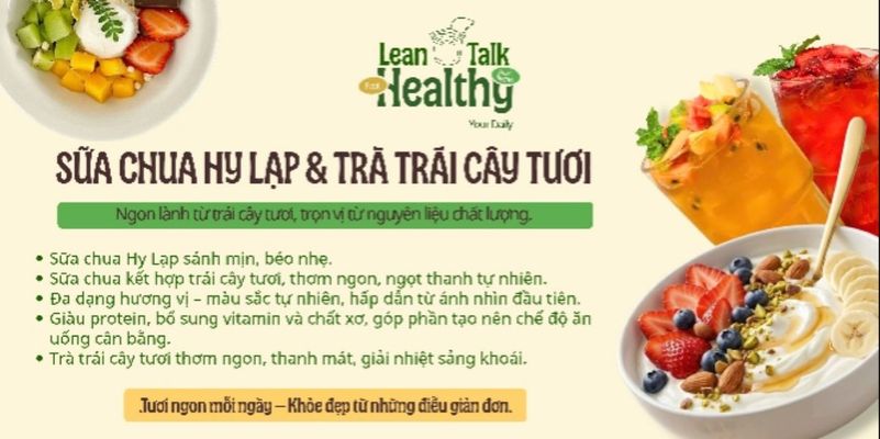 Sữa Chua Hy Lạp - Lean Talk Healthy