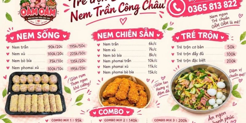 OẰM OẰM - Tré Trộn, Nem Chua Rán & Đồ Ăn Nhanh - Phan Bá Vành
