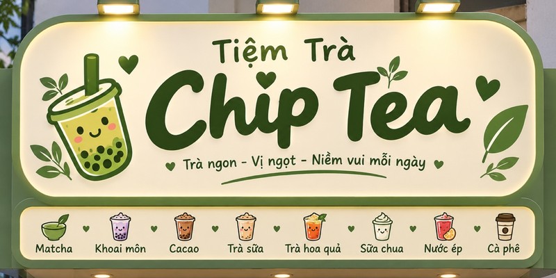 Tiệm Trà Chip Tea - Matcha, Trà Sữa & Trà Hoa Quả - Lương Thế Vinh