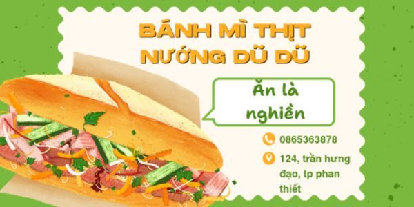Dũ Dũ - Bánh Mì Thịt Nướng - Trần Hưng Đạo