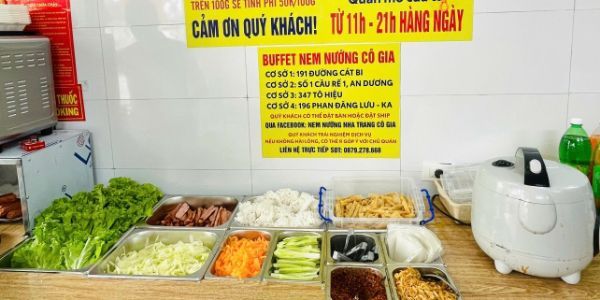 Nem Nướng Nha Trang Cô Gia Cơ Sở 2 - 196 Phan Đăng Lưu