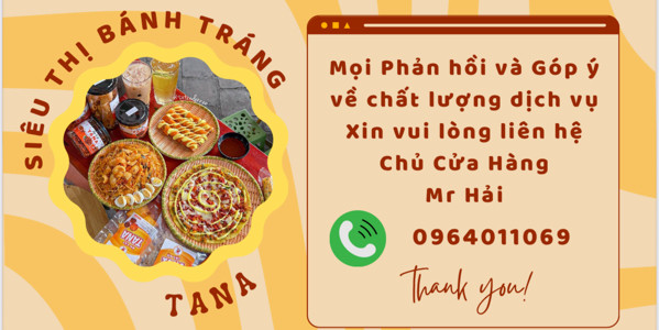 Tana - Siêu Thị Bánh Tráng - Sài Đồng