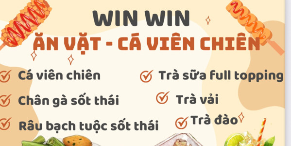 Win Win - Ăn Vặt, Cá Viên Chiên - 72 Xóm Chiếu