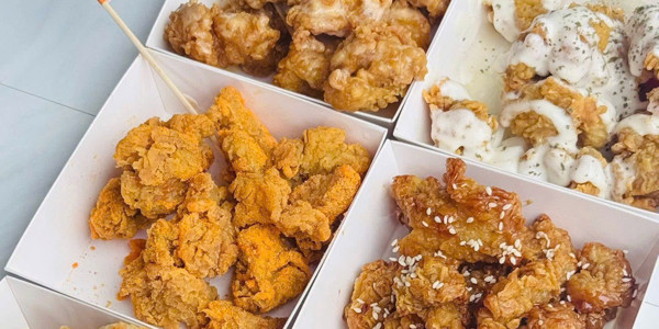 Gà Viên Sốt Hàn Quốc - Chợ Phú Chánh