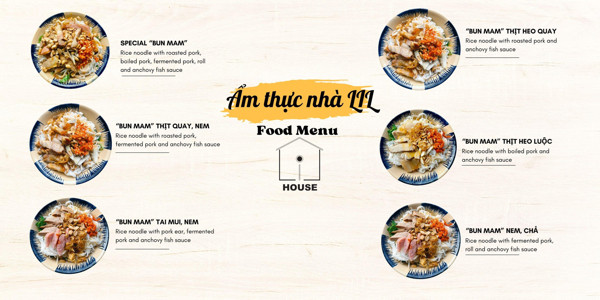 Bún Mắm, Trà Chanh & Yaourt Tươi - Nhà LIL - 99 Mẹ Thứ