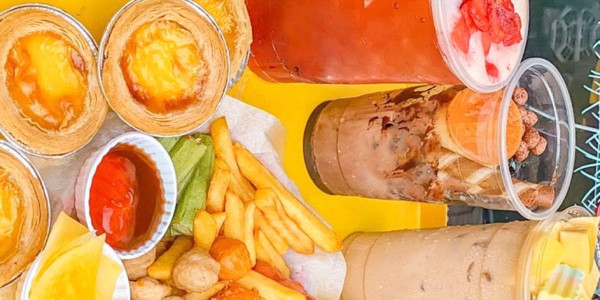 Bé Hi Food & Drink - Xiên Que Ăn Vặt & Trà Trái Cây - Bình Chuẩn 64