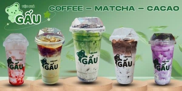 Tiệm Nhà Gấu - Matcha, Cacao & Coffee