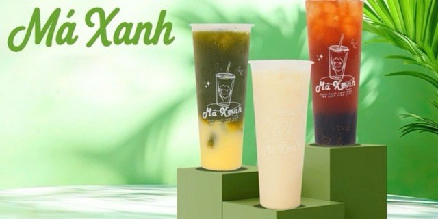 MÁ XANH - Nước Rau Má Tươi, Đậu Nành & Nước Dừa - Tô Hiệu