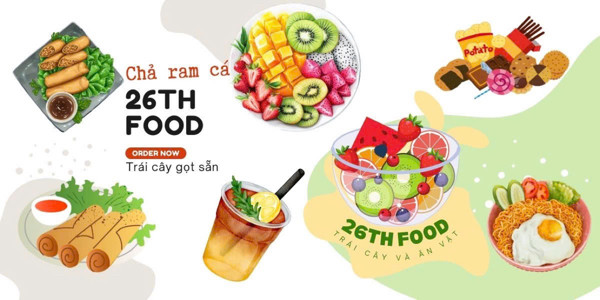 26Th Food - Chả Ram Cá, Trái Cây Gọt Sẵn & Ăn Vặt