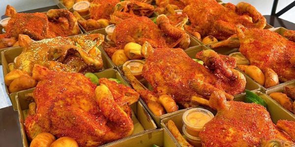 Gà Nướng Muối Ớt - 395 Bát Khối