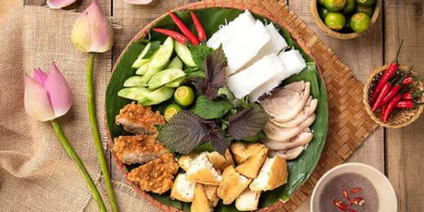 Bún Đậu Mắm Tôm Mẹt Tre Xanh