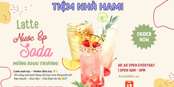 Tiệm Nhà HAMI - Latte, Nước Ép & Trà Trái Cây