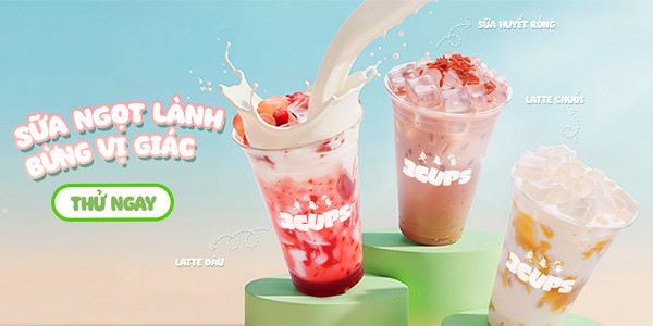 3CUPs - Quán Sữa Có Trà - Nguyễn Gia Trí