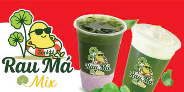 Rau Má Mix Zenldy - Rau Má Đậu Xanh, Đậu Nành & Nước Ép