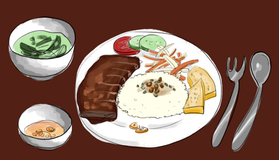 Cơm Tấm Hoa Tím - Cơm & Bún - Trần Chiên