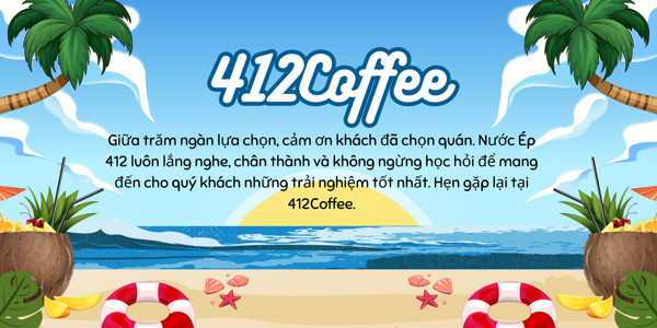 412Coffee - Nước Ép, Sinh Tố & Trà Sữa - 412 Lê Thị Riêng