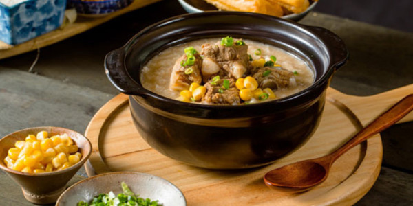 Cháo Sườn Đài Loan - Gan Xào