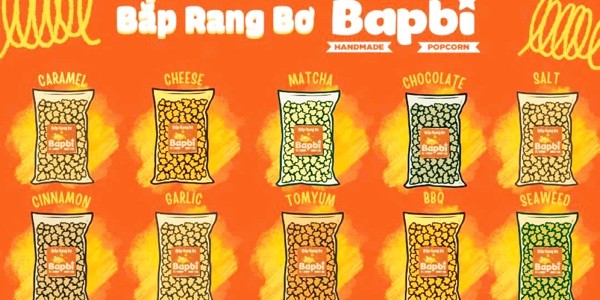 Bapbi Popcorn - Bắp Rang Bơ Kiểu Mỹ - Q10