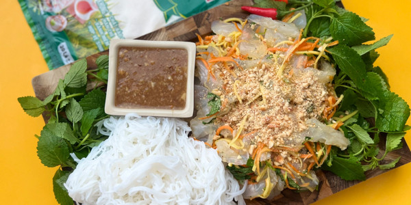 Bún Chả Nem - Gỏi Sứa - Bếp Nhà Táo