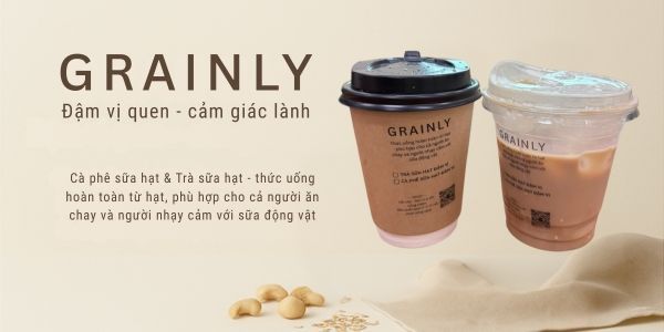 GRAINLY - Cà Phê Sữa Hạt - Kỳ Đồng