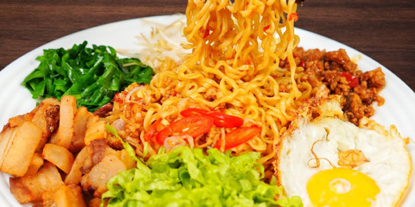 Mì Trộn Tóp Mỡ Trứng Lòng Đào - Tân Phú