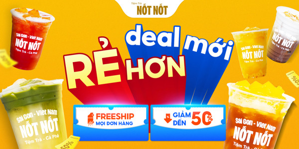 Tiệm Trà Nốt Nốt - Matcha Coconut & Trà Lựu Chanh Dây