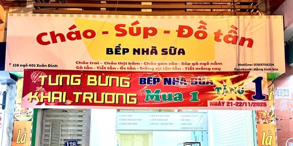 Bếp Nhà Sữa - Cháo Trai, Súp & Đồ Tần