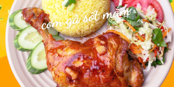 Tiệm Gà Con - Xốt Cơm Gà - Chợ Bún