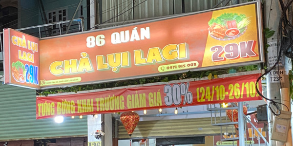 86 Quán - Chả Lụi Lagi - Dương Đình Hội