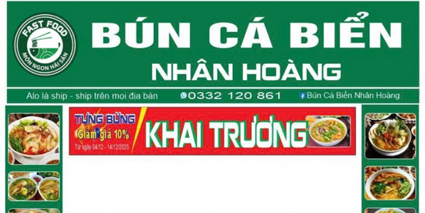 Bún Cá Biến Nhân Hoàng - Thái Nguyên