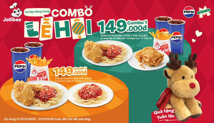 Gà rán và Mì Ý - Jollibee - 529 Phạm Văn Thuận