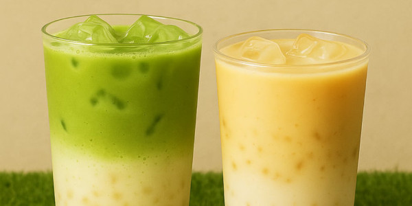 Green Frappe - Matcha & Trà Sữa Quả Tươi - Nơ Trang Long