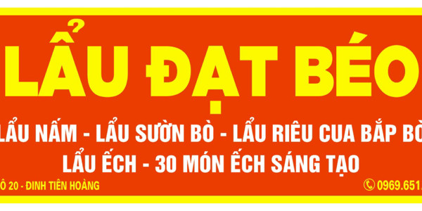Lẩu Đạt Béo - 30 Món Ếch Sáng Tạo