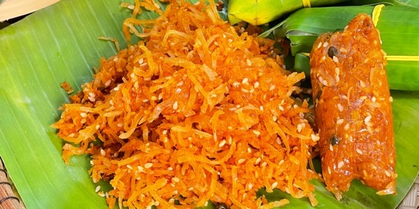 Xôi Xéo Lá Dứa & Tré Huế Trộn - Bếp Nhà Ari