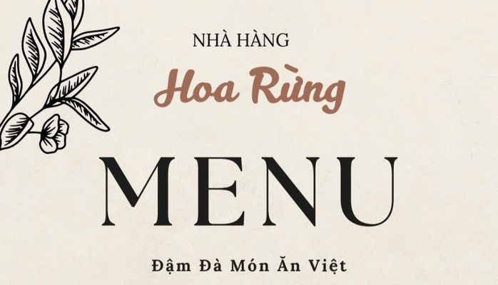 Quán Đặc Sản Hoa Rừng - Quán Việt Nam - Đường Nguyễn Huệ